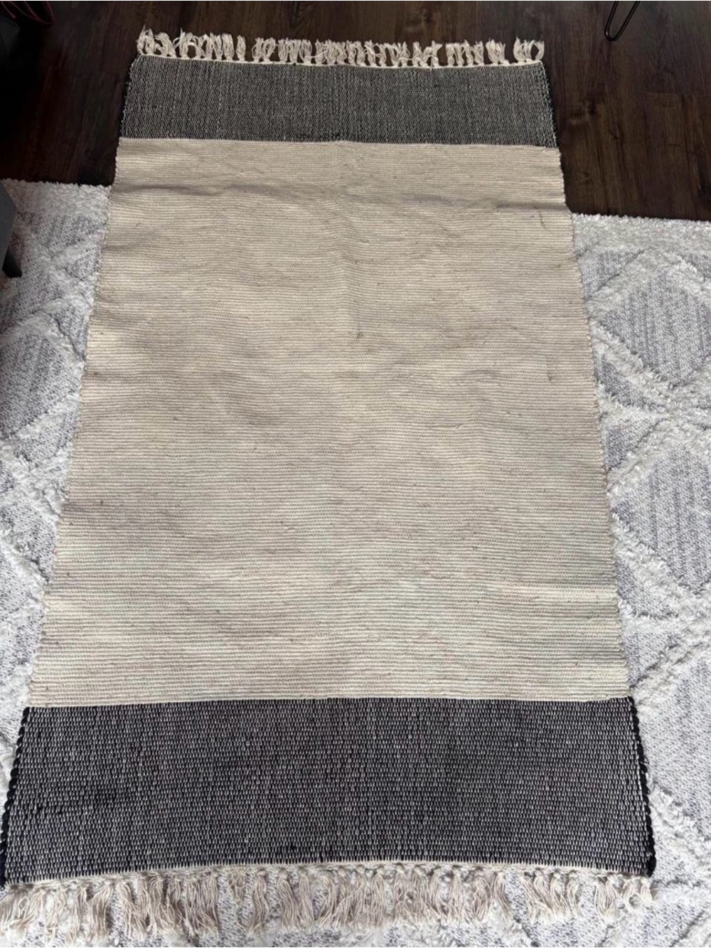World Market Handwoven Accent Rug - Picture 2 of 3